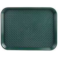Olympia Kristallon Medium Polypropylene Fast Food Tray Green 415mm