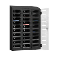 Phonesafe PLUS 30 Compartment Locker Black