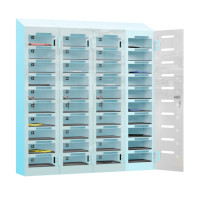 Phonesafe PLUS 40 Compartment Locker Ribbon Blue
