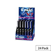 Pilot Assorted V7 Hi-Tec Rollerball Pens Display Pack of 24 101502400 Pilot Assorted V7 Hi-Tec Rollerball Pens Display Pack of 24 101502400