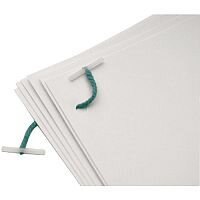 Q-Connect Plastic Ended Treasury Tag 152mm Pack of 100 KF04575 Q-Connect Plastic Ended Treasury Tag 152mm Pack of 100 KF04575