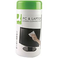 Q-Connect Screen & Keyboard Wipes (Pack of 100) KF04501 Q-Connect Screen & Keyboard Wipes (Pack of 100) KF04501