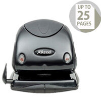 Rexel Precision P225 2 Hole Punch Black 25 Sheet 2100745 Rexel Precision P225 2 Hole Punch Black 25 Sheet 2100745