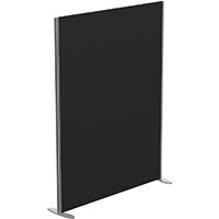 Sprint Eco Freestanding Screen Straight Top W1400xH1800mm Black - With Stabilising Feet