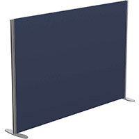 Sprint Eco Freestanding Screen Straight Top W1800xH1200mm Dark Blue - With Stabilising Feet