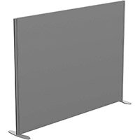 Sprint Eco Freestanding Screen Straight Top W1800xH1300mm Grey - With Stabilising Feet