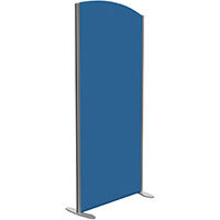 Sprint Eco Freestanding Screen Curved Top W800xH1800-1600mm Blue - With Stabilising Feet