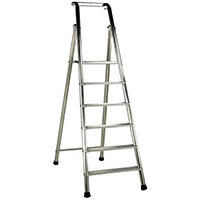 Extra Heavy Duty Aluminium 5 Step Ladder Platform Height 1.2M Closed Height 2.16M Capacity 350Kg