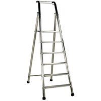 Extra Heavy Duty Aluminium 10 Step Ladder Platform Height 2.38M Closed Height 3.42M Capacity 350Kg