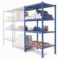 Heavy Duty Tubular Shelving Add-On Bay HxWxLmm 2000x500x1260