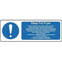 Self Adhesive Vinyl Food Processing And Hygiene Sign Deep Fat Fryer Self Adhesive Vinyl Food Processing And Hygiene Sign Deep Fat Fryer