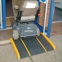 Fibreglass Access Ramp L 1220mm