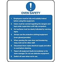 Self Adhesive Vinyl Food Processing And Hygiene Sign Oven Safety Self Adhesive Vinyl Food Processing And Hygiene Sign Oven Safety
