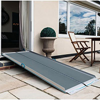 Lightweight Folding Aluminium Ramp L 1800mm