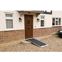 Lightweight Folding Aluminium Ramp L 2100mm