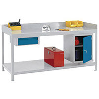 Heavy Duty Welded WorkBench Steel H840 x D600 x L1200mm Heavy Duty Welded WorkBench Steel H840 x D600 x L1200mm