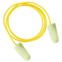 Pu Foam Soundstopper Corded Ear Plugs 33dB Noise Reduction Pack of 100 Pu Foam Soundstopper Corded Ear Plugs 33dB Noise Reduction Pack of 100