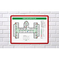 Document Frames A5 Magnetic Red Pack of 10