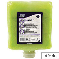 DEB Lime Heavy Duty Hand Cleanser Wash Hand Scrub 2L Pack 4 DEB Lime Heavy Duty Hand Cleanser Wash Hand Scrub 2L Pack 4
