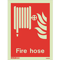 Photoluminescent Fire Hose Location Sign HxW 200x150mm Photoluminescent Fire Hose Location Sign HxW 200x150mm