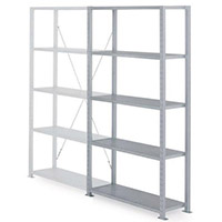 Heavy Duty Galvanised Boltless Shelving Add On Bay HxWxDmm 2000x1000x400