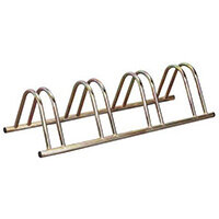 Economy Floor & Wall Mounted Cycle Rack 4 Bike Capacity