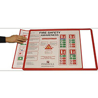 Document Frames A2 Magnetic Red Pack of 10