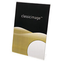 Counter/Desk Top Sign/Poster Holder A5 Portrait Slanted