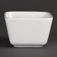 Olympia Whiteware Mini Dish Tall Square White - 75x75x48mm (Box 12)