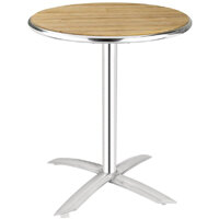 Bolero Round Flip Top Table Ash 600mm