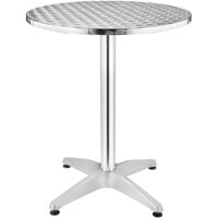 Bolero Steel and Aluminium Round Bistro Table 800mm