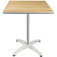 Bolero Ash Top Table Square 600mm (Single)