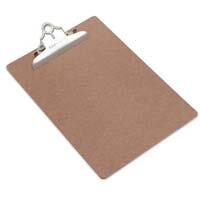 Rapesco Hardboard Clipboard A4/Foolscap Brown VHBCB003
