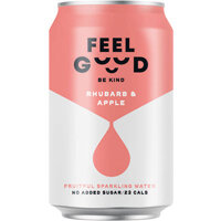 Feel Good Rhubarb and Apple Drink 330ml (Pack of 12) 7170 Feel Good Rhubarb and Apple Drink 330ml (Pack of 12) 7170