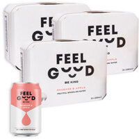 Feel Good Rhubarb and Apple Drink 330ml Pk 12 Buy 2 Get 1 FOC Feel Good Rhubarb and Apple Drink 330ml Pk 12 Buy 2 Get 1 FOC