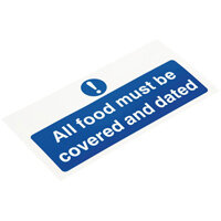 Vogue Food Covered and Dated Sign