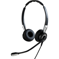Jabra Biz 2400 II QD Duo NC Wideband Headset - Binaural, Noise-Cancelling, Office/Call Centre, Black