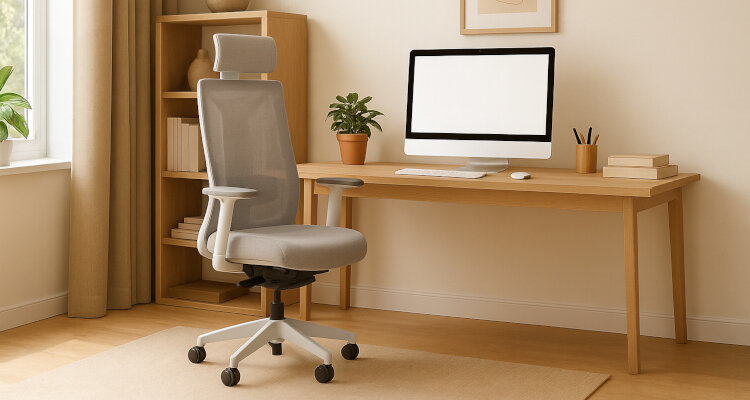 PostureX chair in a home office