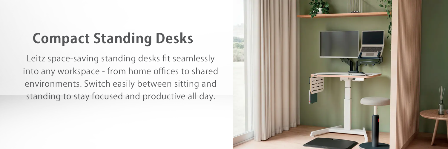Leitz Standing Desks Banner