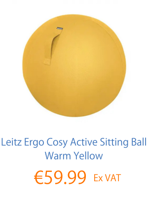 Leitz Ergo Cosy Active Sitting Ball Yellow