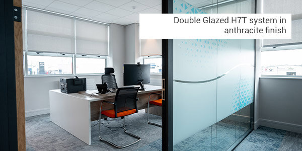 double glazed h7t system in anthracite finish