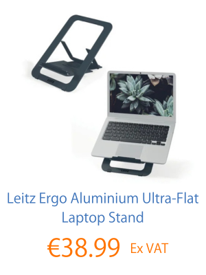 Leitz Ergo Aluminium Ultra-Flat Laptop Stand